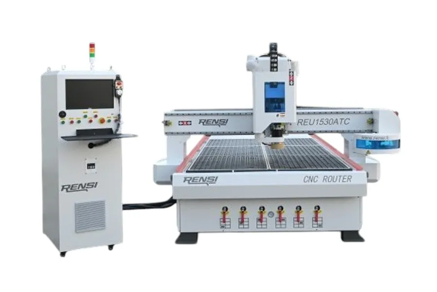 Rensi REU1530ATC-A CNC Verktygsväxlare, Vakuumbord (1500 X 3000 mm)