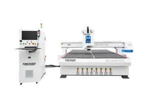 Rensi REU2030ATC-A CNC med Verktygsväxlare, Vakuumbord (2000 X 3000 mm)
