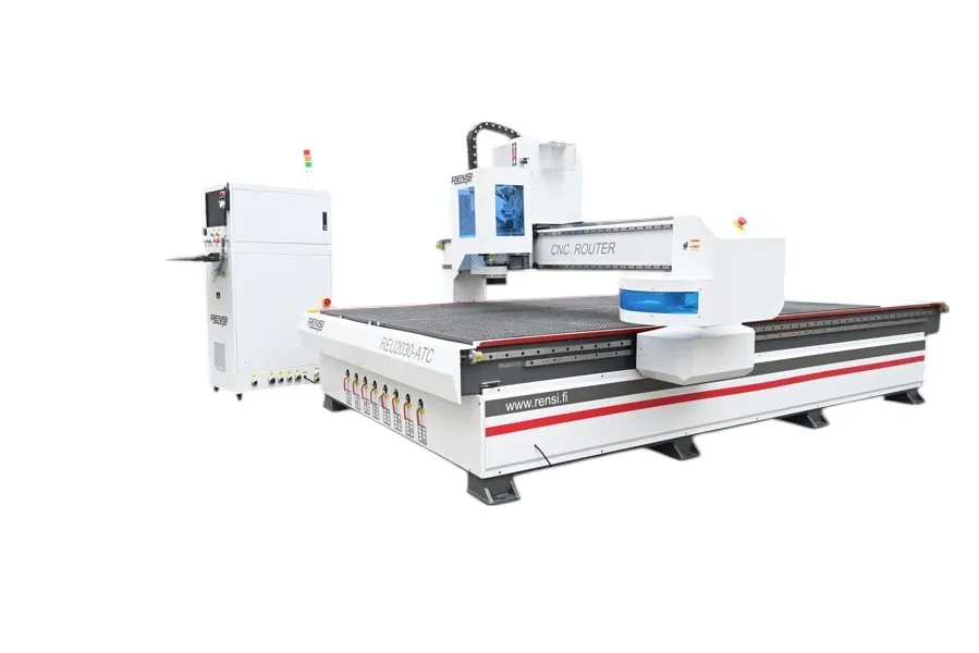Rensi REU2030ATC-A CNC med Verktygsväxlare, Vakuumbord (2000 X 3000 mm)