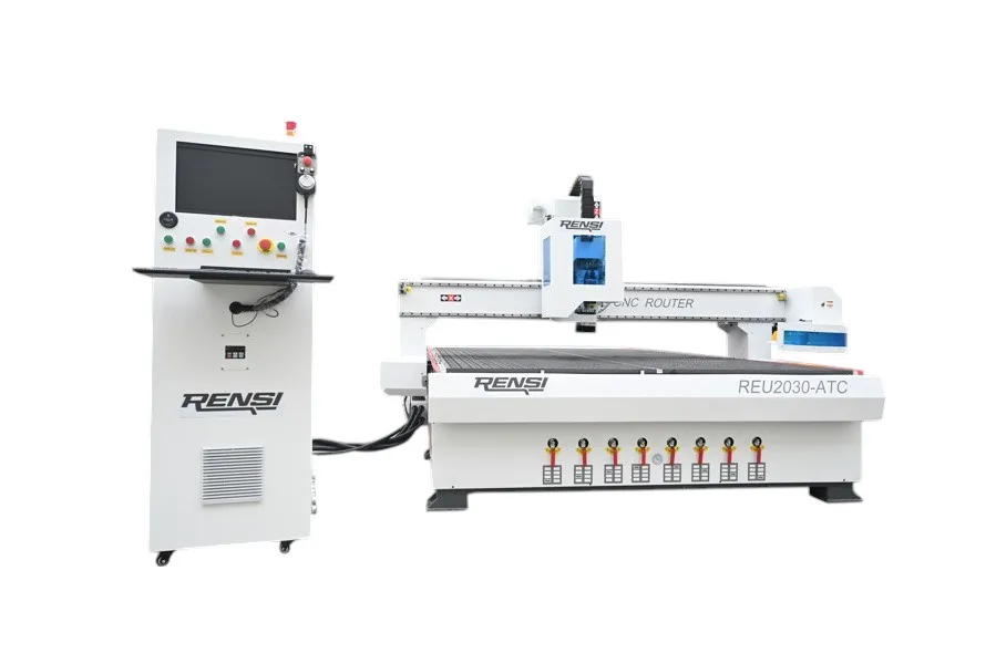 Rensi REU2030ATC-A CNC med Verktygsväxlare, Vakuumbord (2000 X 3000 mm)