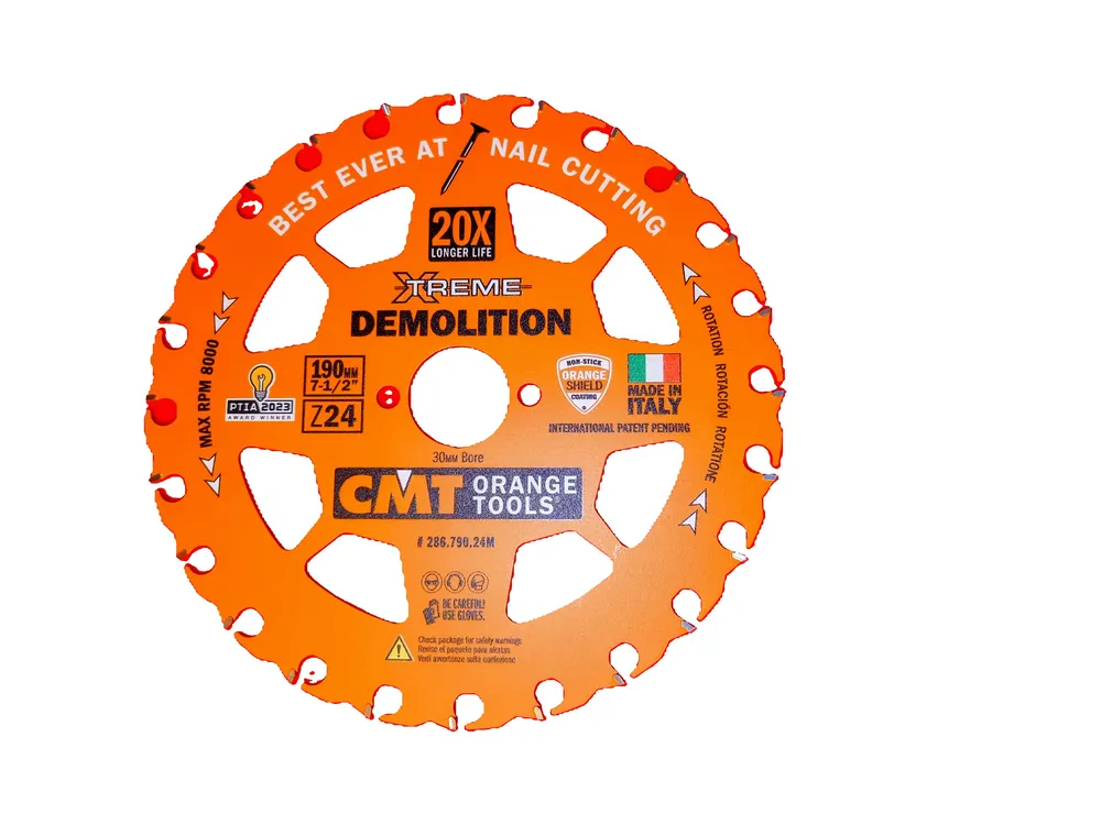 CMT Demolition klinga D190 Z24 d30 skärbredd 2,3