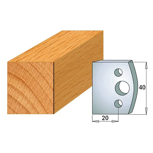 CMT - TB-90 stål 40x4 Nr 000, 1 par Verktygsstål