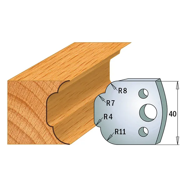 CMT Profilstål UNI SP 40x4 Nr 023, 1 par