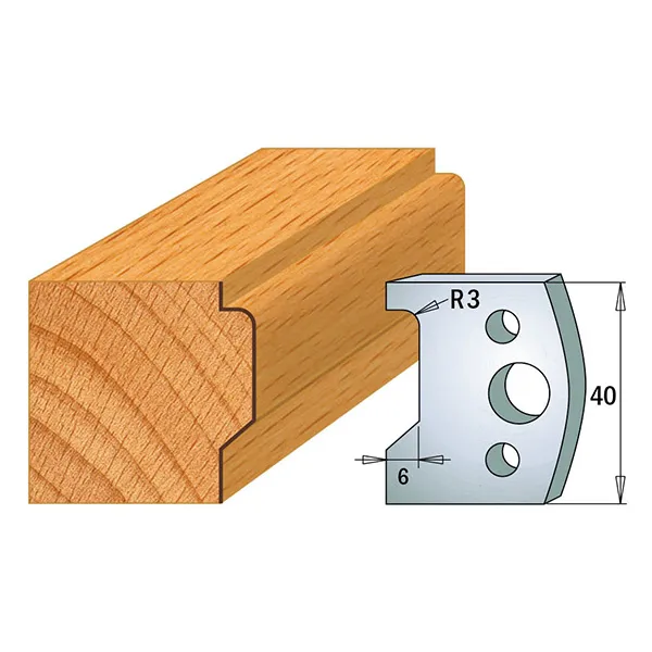 CMT - TB-90 stål 40x4 Nr 032, 1 par Verktygsstål