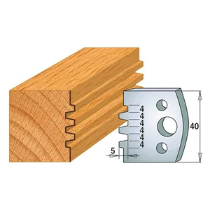 CMT - TB-90 stål 40x4 Nr 076, 1 par Verktygsstål