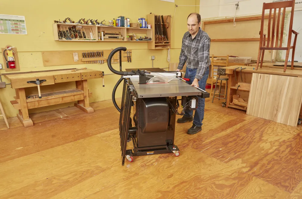 SawStop ® Industrial Hjulunderrede