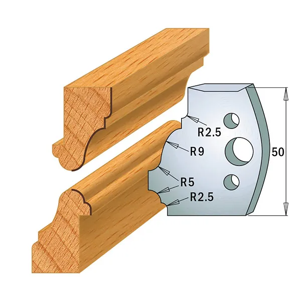 CMT - TB-90 stål 50x4 Nr 558, 1 par Verktygsstål