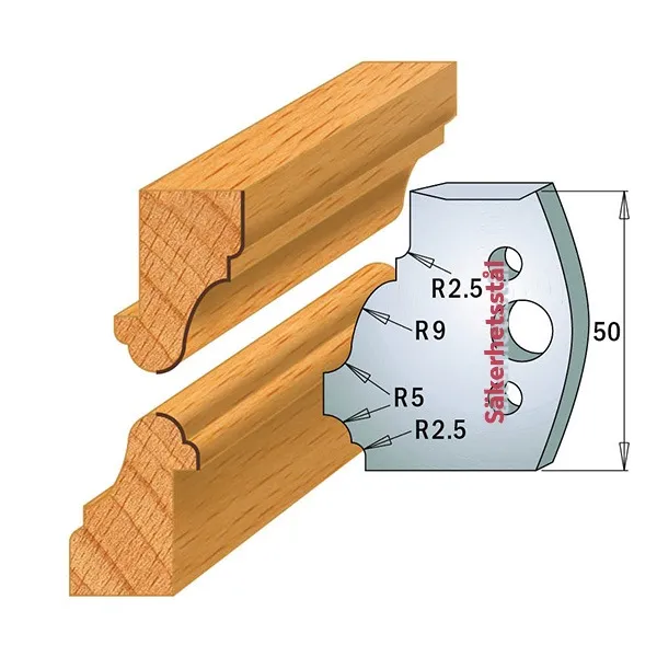 CMT - TB-90 SS 48x4 Nr 558, 1 par Avvisar- säkerhetsstål