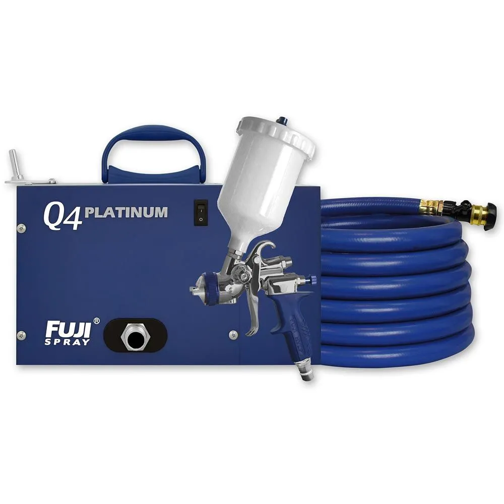 Fuji Q4 Platinum HVLP-turbin + T75G färgspruta