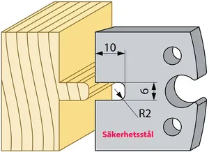 Säkerhetsstål 94671 40mm TB