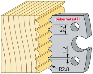 Säkerhetsstål profil 94408 TB