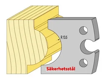 Säkerhetsstål 94247 27mm rundstav radie 13,5 TB
