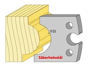 Säkerhetsstål 94247 27mm rundstav radie 13,5 TB