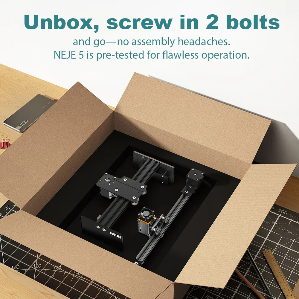 NEJE 5 Plus 50W (A40630) Lasergravör