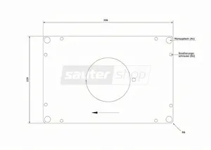 Sauter insatsplatta ELP2.0-MINI med reduktionsplattor