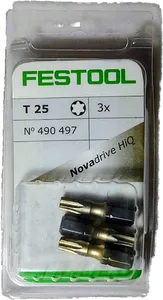 BIT TORX HIQ T 25-25/ x3 T 25-25/3X