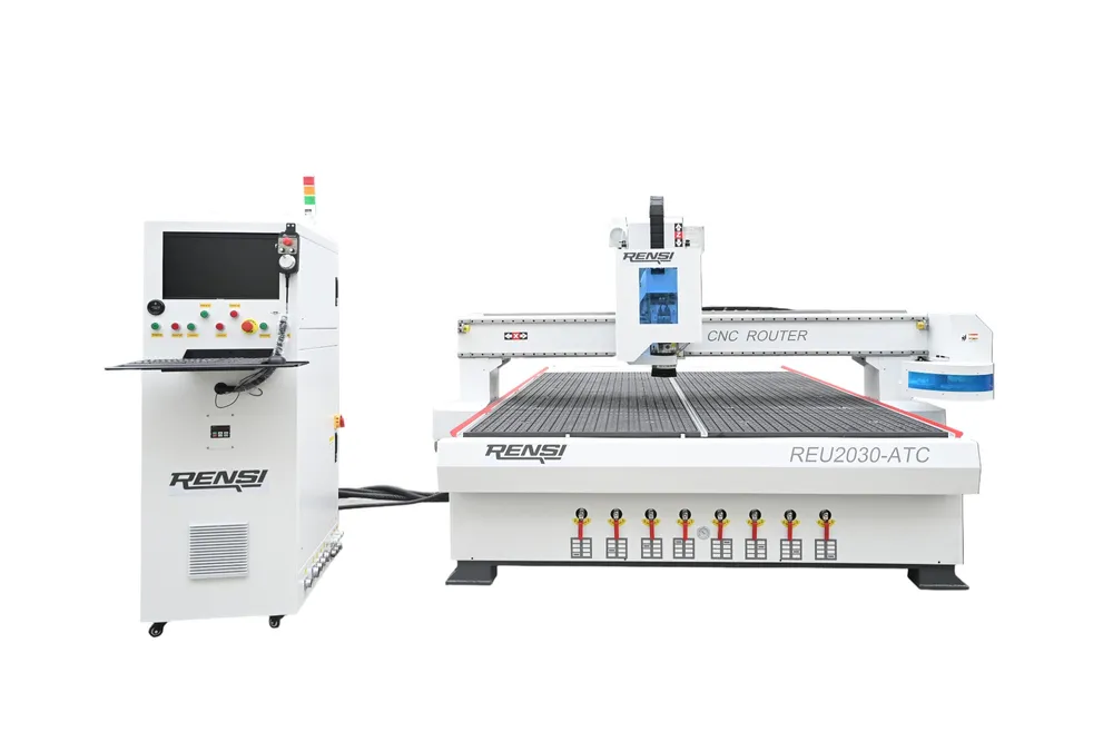Rensi REU2030ATC CNC med Verktygsväxlare, T-spårsbord 2000 X 3000 mm (ej vakuum)