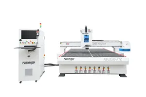 Rensi REU2030ATC CNC med Verktygsväxlare, T-spårsbord 2000 X 3000 mm (ej vakuum)