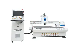 Rensi REU2030ATC CNC med Verktygsväxlare, T-spårsbord 2000 X 3000 mm (ej vakuum)