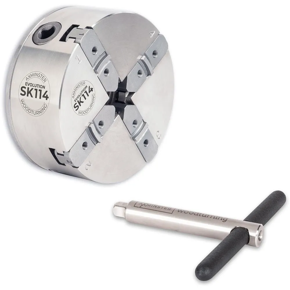 SK114 Chuck Only - M33 x 3.5mm with Key Axminster Woodturning