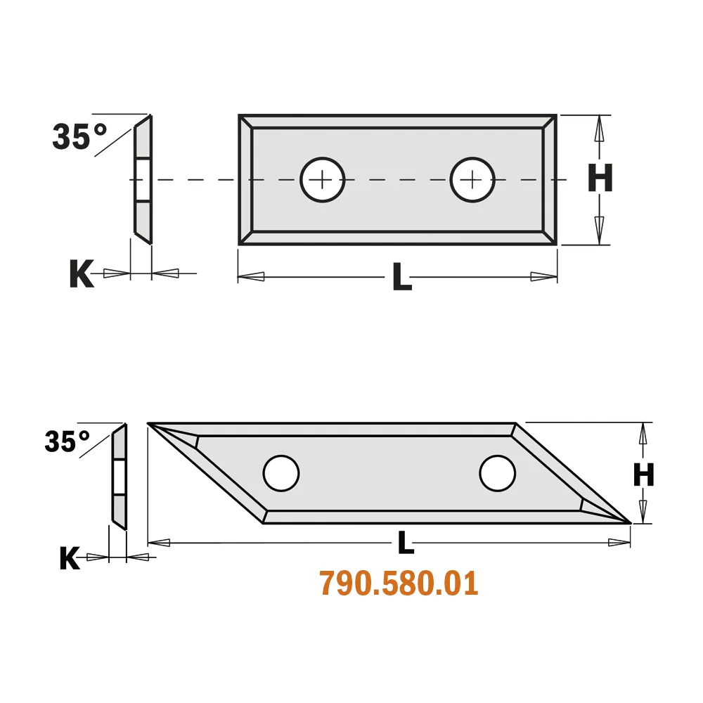Vändskär 49,5x9x1,5 TB