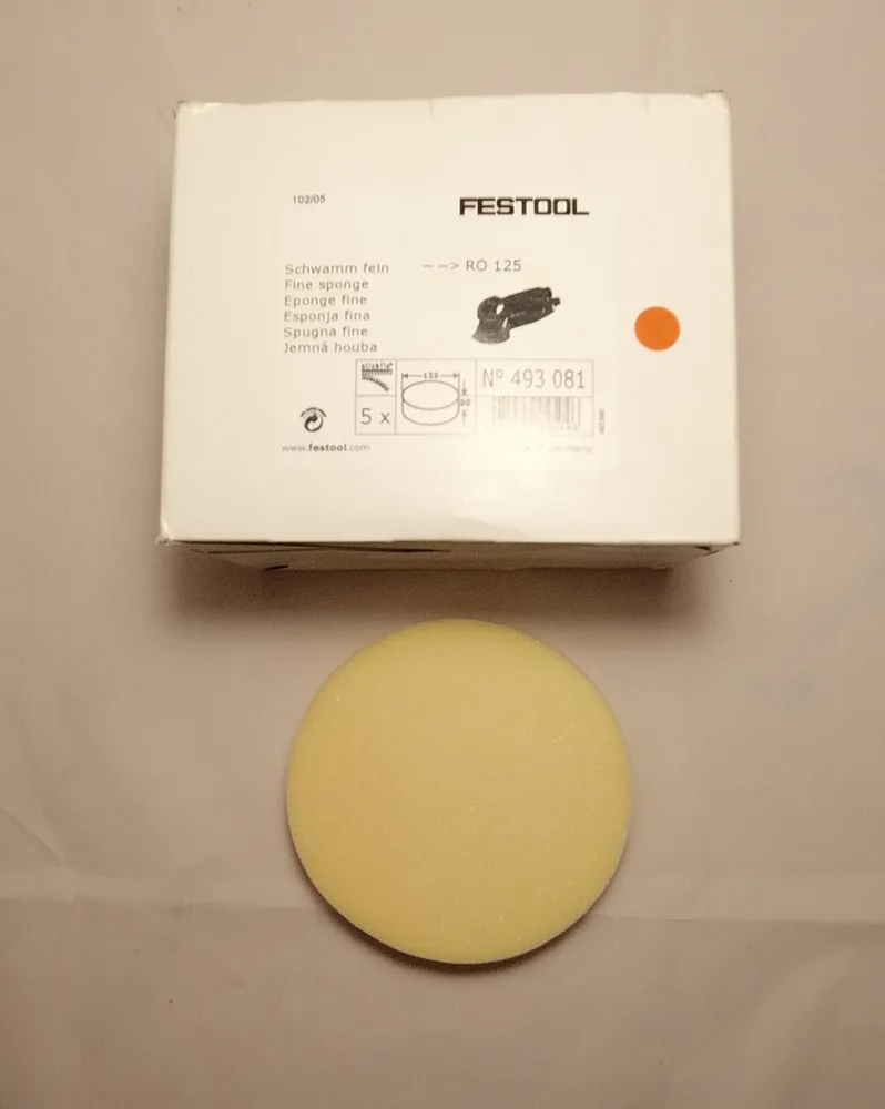 Polersvamp fin PS-STF-D125x30-F/5