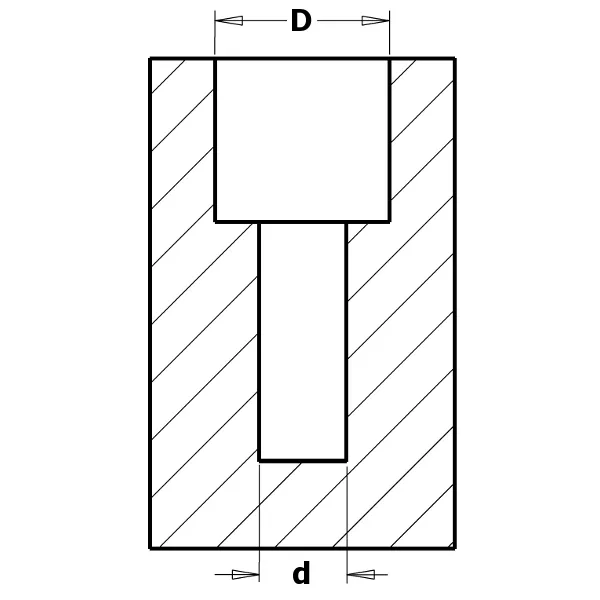 CMT Planförsänkare set HW Z=2, 90° komplett Ø4,0/Ø14 S=10 inkl borr & stoppring