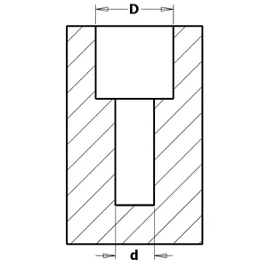 CMT Planförsänkare set HW Z=2, 90° kompett Ø6,0/Ø15 S=10 inkl borr & stoppring