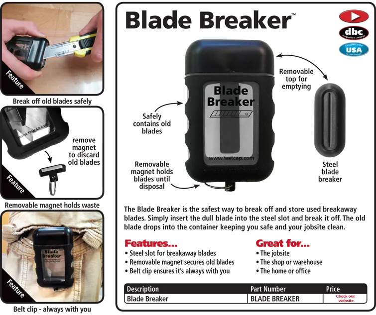 Blade Breaker för brytbladsknivar
