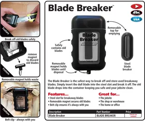 Blade Breaker för brytbladsknivar