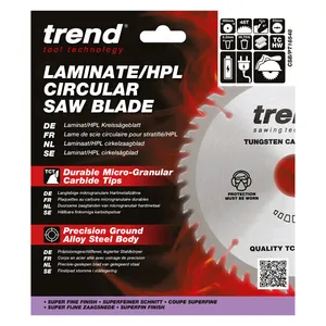 Trend laminat/HPL- Cirkelsågsklinga 165mm x 20mm x 48T