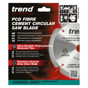 Trend PCD Fibercement- Cirkelsågsklinga 165mm x 20mm x 4T