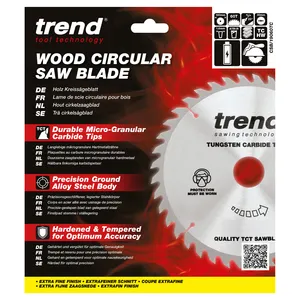 Trend Trä- Batteri- ATBR Cirkelsågsklinga 190mm x 30mm x 60T