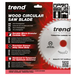 Trend Trä- Batteri- ATBR Cirkelsågsklinga 210mm x 30mm x 36T