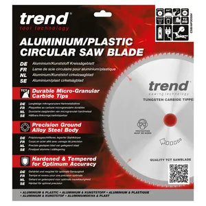 Trend Alu/Plast-Cirkelsågsklinga- 305mm x 30mm x 84T