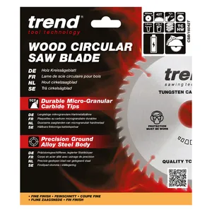 Trend Trä- Batteri- Cirkelsågsklinga 160mm x 20mm x 42T