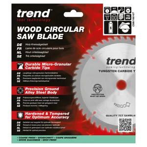 Trend Trä- Batteri- Cirkelsågsklinga 168mm x 20mm x 16T