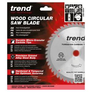 Trend Trä- Batteri- Cirkelsågsklinga 168mm x 20mm x 28T
