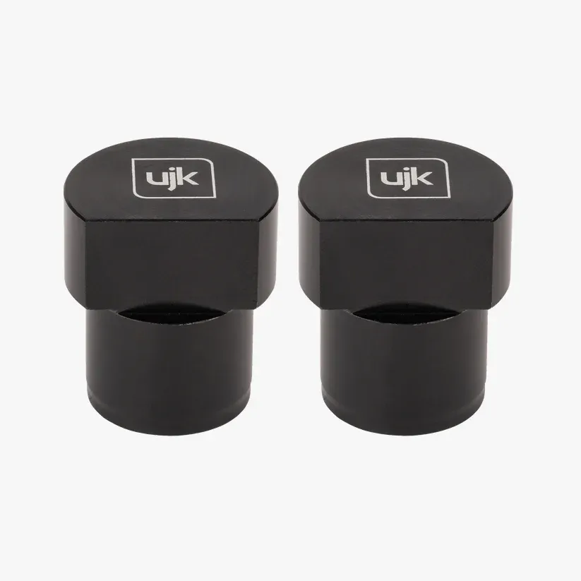 UJK Pair of Low Profile Flat Faced Dogs 12mm