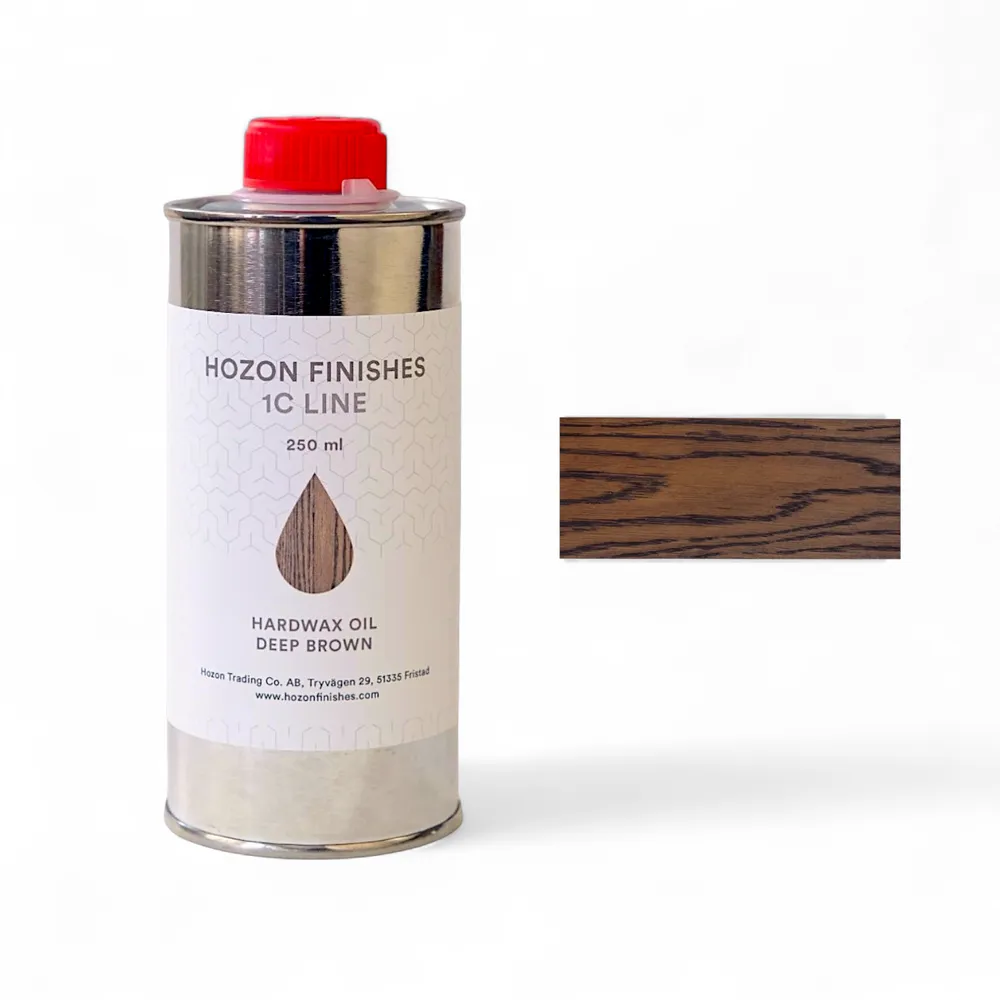 Hozon 250 ml Hårdvaxolja Brun 1C