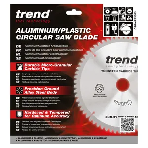 Trend Alu/Plast-Cirkelsågsklinga- 235mm x 30mm x 80T