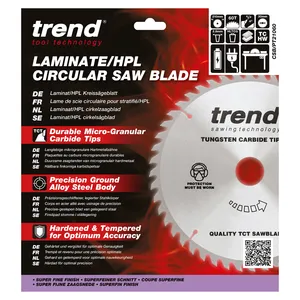 Trend laminat/HPL- Cirkelsågsklinga 210mm x 30mm x 60T