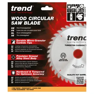 Trend Trä- Batteri- ATBR Cirkelsågsklinga 190mm x Diamondmm x 36T