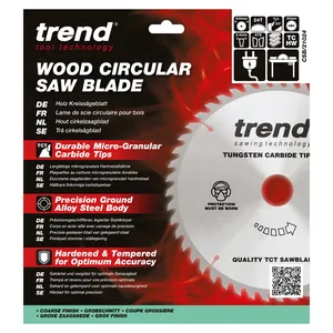 Trend Trä- Cirkelsågsklinga 210mm x 30mm x 24T