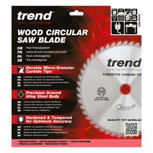 Trend Trä- Cirkelsågsklinga 260mm x 30mm x 40T