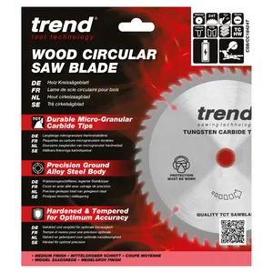 Trend Trä- Batteri- Kap & Gersåg- Sågklinga 184mm x 16mm x 24T