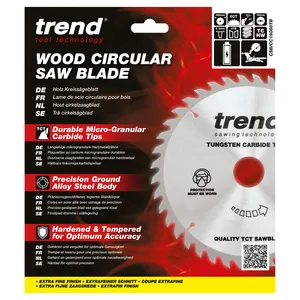 Trend Trä- Batteri- Kap & Gersåg- Sågklinga 190mm x 30mm x 60T