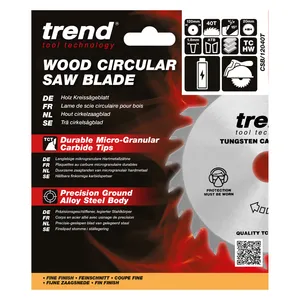 Trend Trä- Batteri- Cirkelsågsklinga 120mm x 20mm x 40T