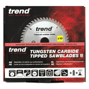 Trend Trä- Batteri- Cirkelsågsklinga 165mm x 20mm x 24T