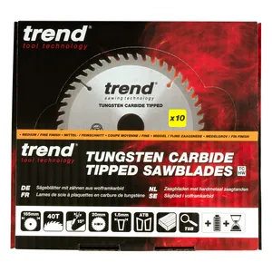 Trend Trä- Batteri- Cirkelsågsklinga 165mm x 20mm x 40T